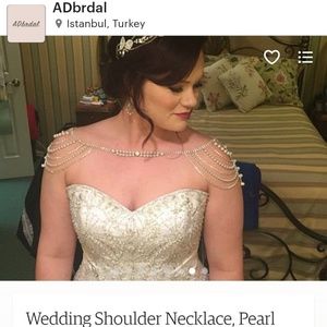 Bridal shoulder necklace
